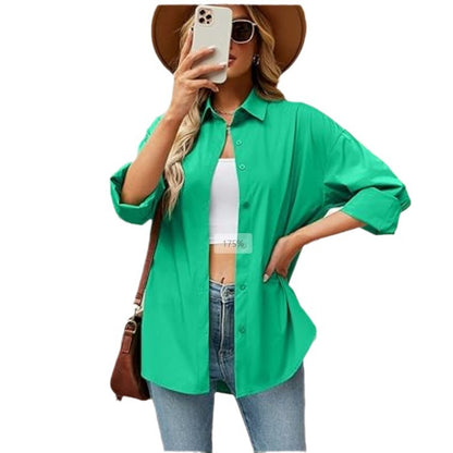Chemisier femme ample avec devant boutonné et coupe élégante Chic und Stil