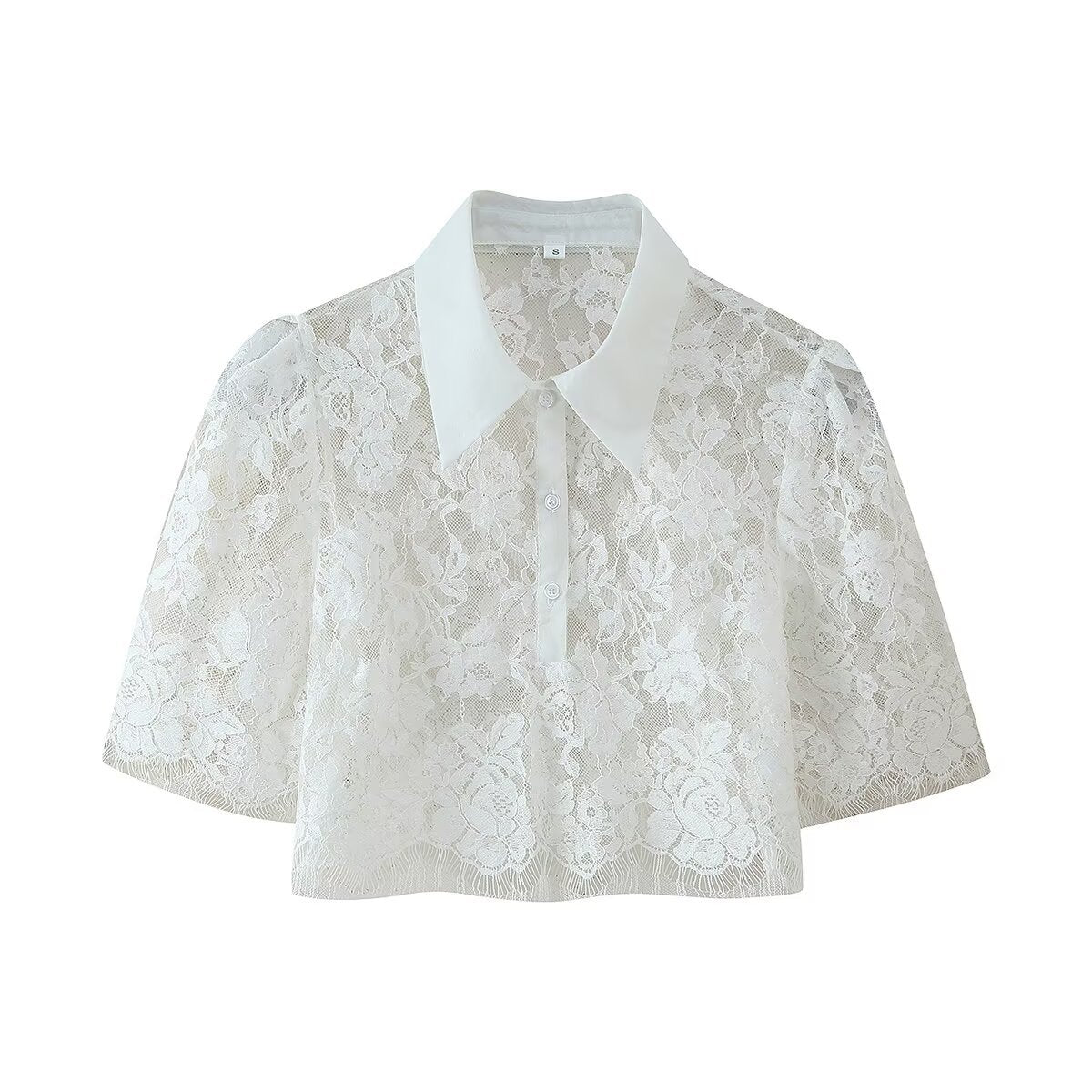 Women's set with high-quality lace top and playful skirt Chic and Style