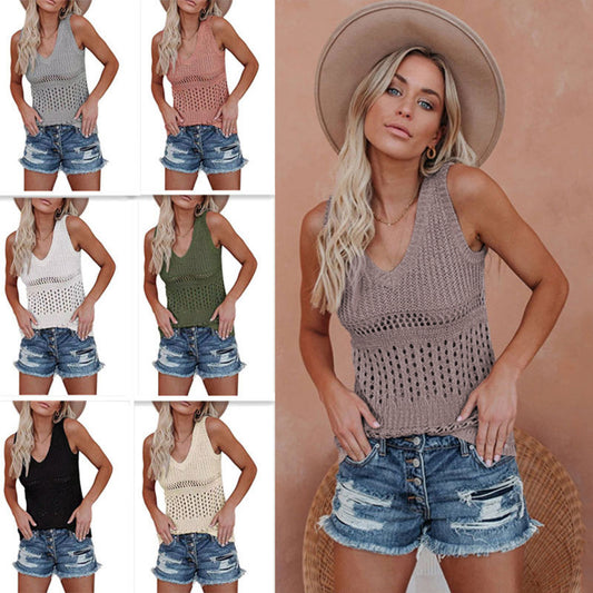 Haut en tricot pour femmes avec un motif losange polyvalent Chic und Stil