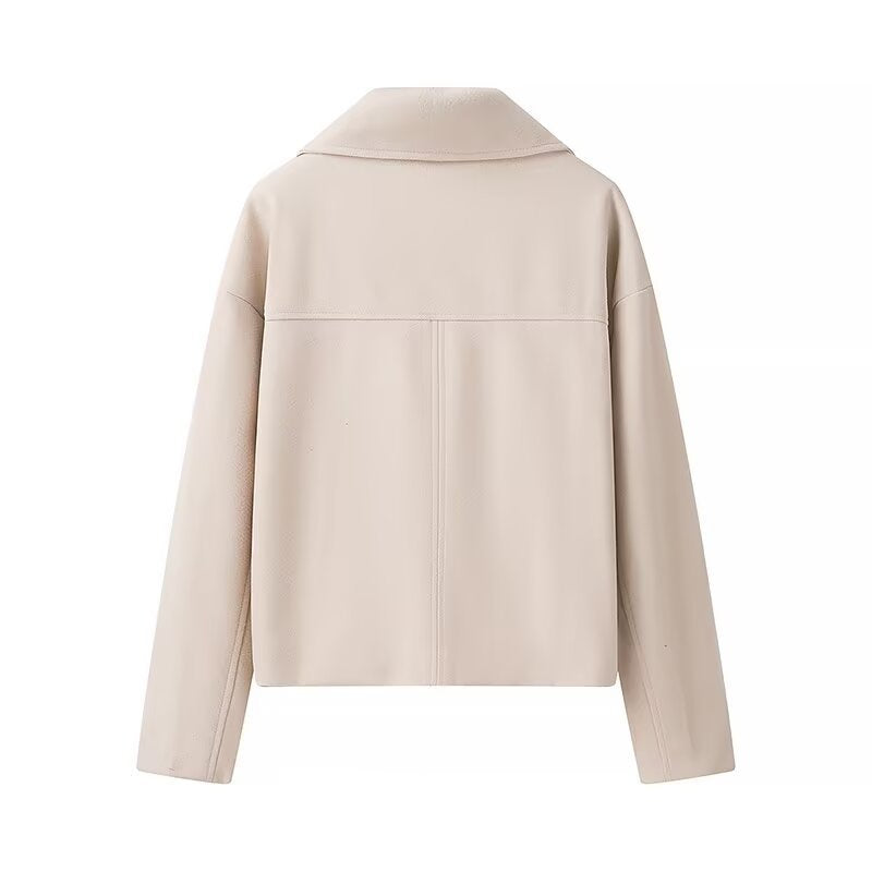 Dames élégante courte veste dans le style décontracté à double corps Chic und Stil