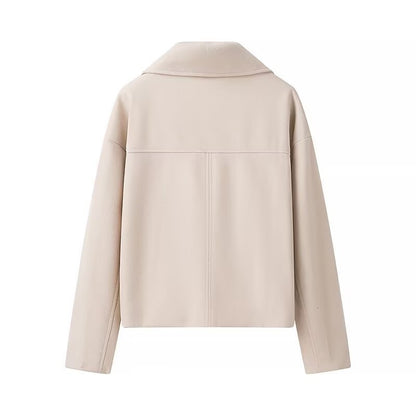 Dames élégante courte veste dans le style décontracté à double corps Chic und Stil