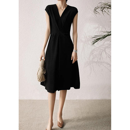 Robe midi fluide élégante pour femmes Chic und Stil