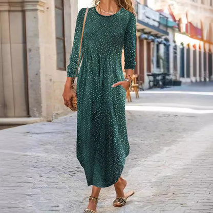 Robe maxi pour femme avec coupe décontractée et poches pratiques Chic und Stil