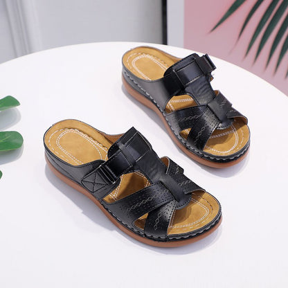 Sandales à brides pour femmes avec une structure de matériau supérieur respirant et une semelle confortable Chic und Stil