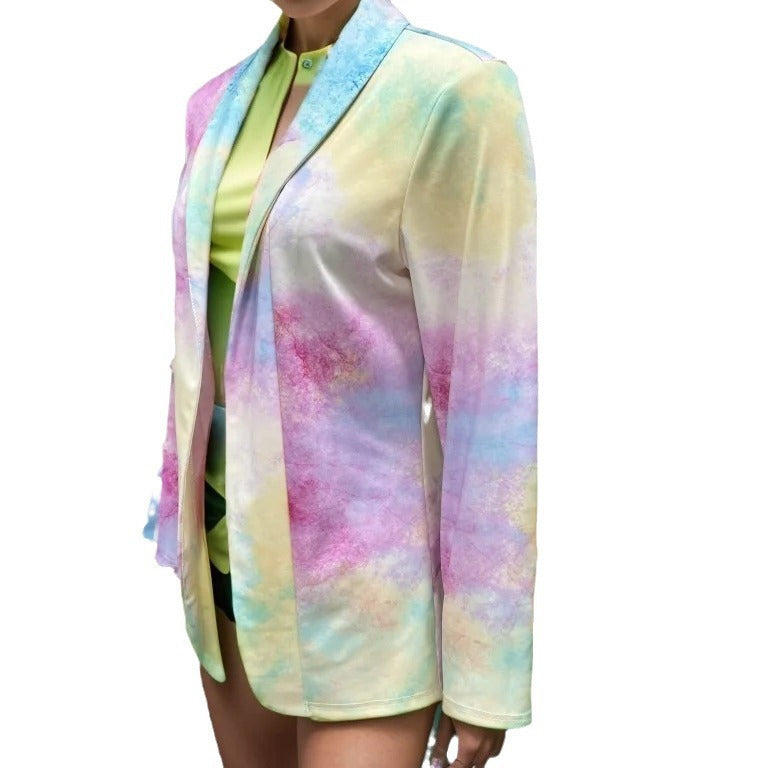 Blazer femme à imprimé animal Chic und Stil