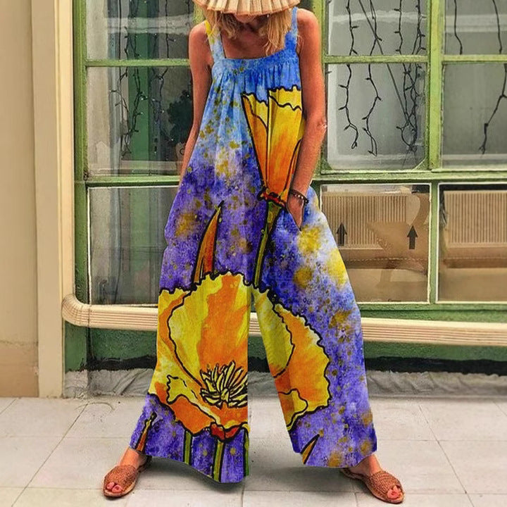 Combinaison ample avec imprimé artistique Chic und Stil