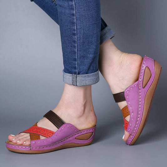 Sandales confortables pour femmes avec coupe tendance et brides ajustables Chic und Stil