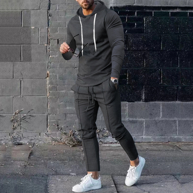 Men's sporty hoodie set with stylish jogger pants Chic and Style