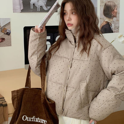 Dames élégante et moderne doudoune avec poches hautes Chic und Stil