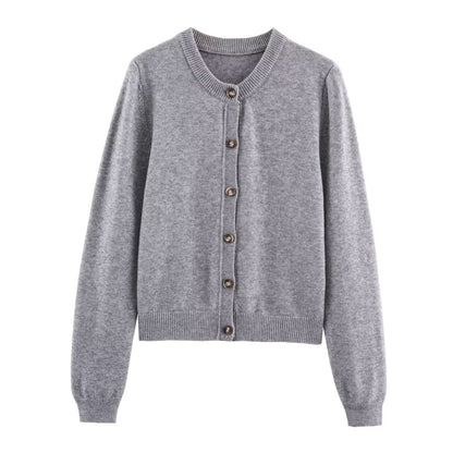 Dames cardigan avec des détails de boutons élégants Chic und Stil