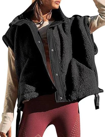 Dames gilet en fausse fourrure Chic und Stil