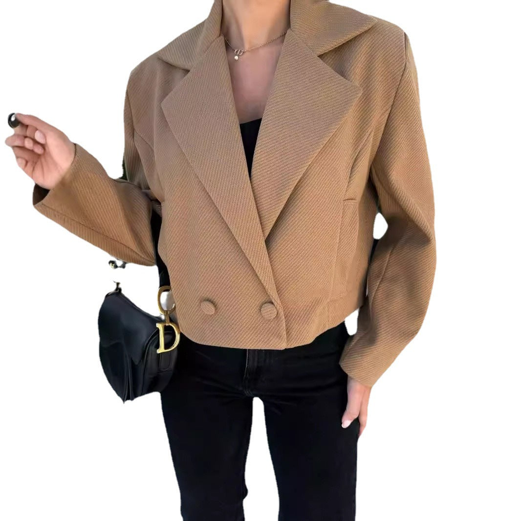 Dames Élégante Slim-Fit Veste Blazer Chic und Stil