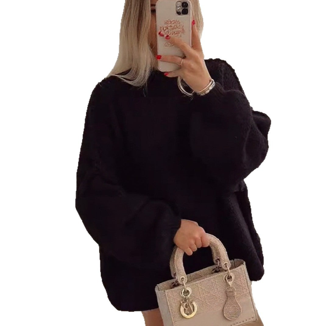 Femme pull oversize douillet avec des manches larges et tricot texturé Chic und Stil