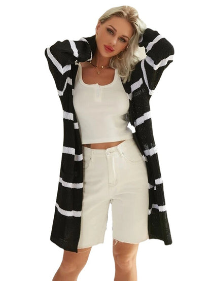 Dames cardigan en tricot décontracté Chic und Stil