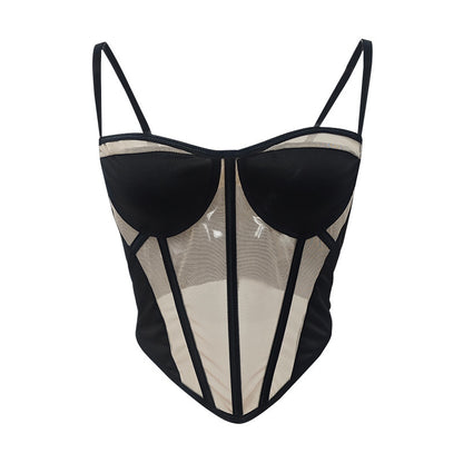 Busto féminin sculptant avec inserts transparents Chic und Stil