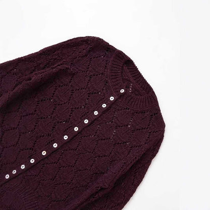 Damen weicher Strickcardigan mit Knopfleiste Chic und Stil