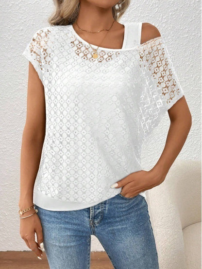 Chemisier femme avec des appliques florales Chic und Stil