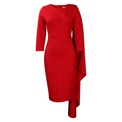 Robe midi femme avec coupe asymétrique Chic und Stil