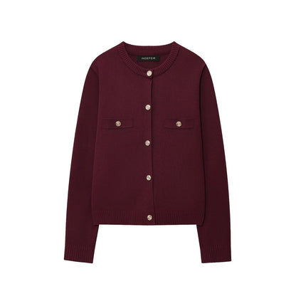 Dame Cardigan avec détails de boutons et poches poitrine Chic und Stil