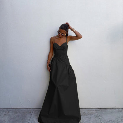 Robe maxi élégante en A pour femmes Chic und Stil