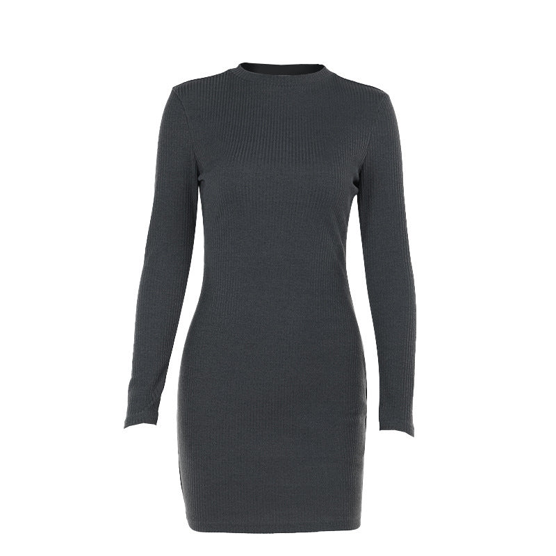Robe mini bodycon côtelée Chic und Stil pour femmes