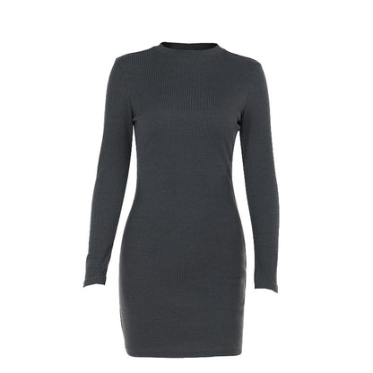 Robe mini bodycon côtelée Chic und Stil pour femmes
