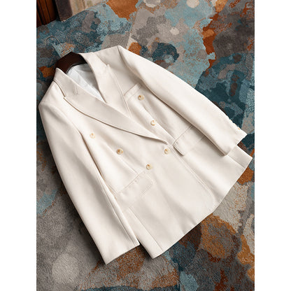 Blazer ajusté croisé pour femmes Chic und Stil 1750846710