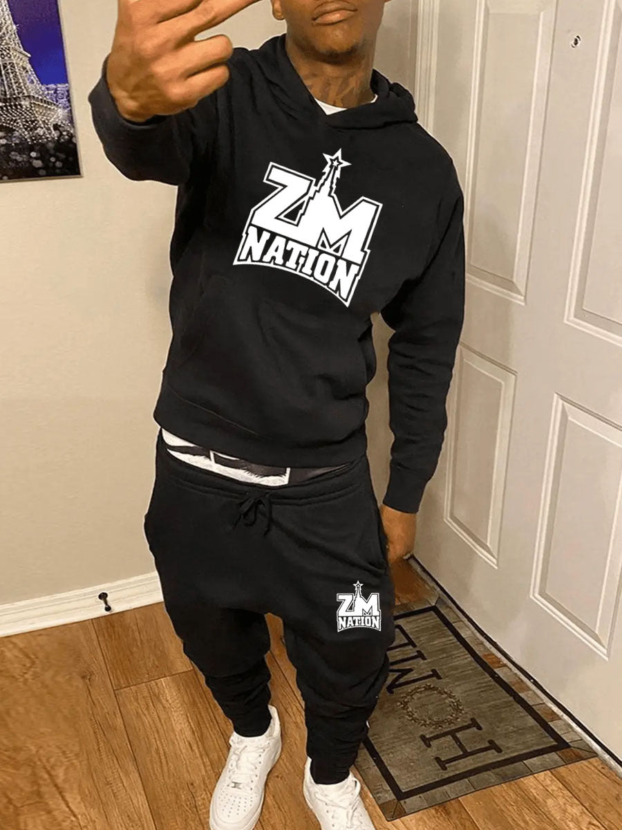 Men's hoodie and jogger pants set made of high-quality and comfortable material Chic and Style