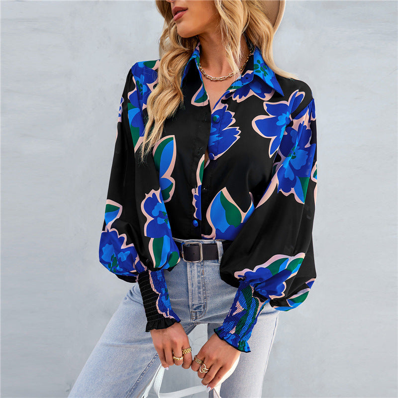 Chemise à carreaux oversize pour femmes avec détails de volants Chic und Stil