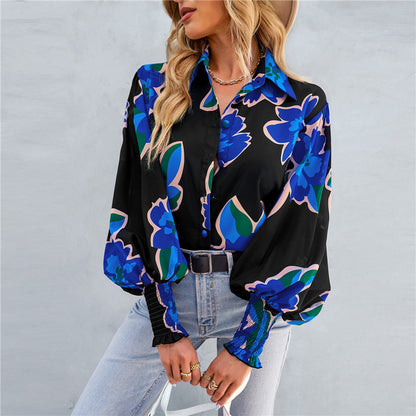 Chemise à carreaux oversize pour femmes avec détails de volants Chic und Stil
