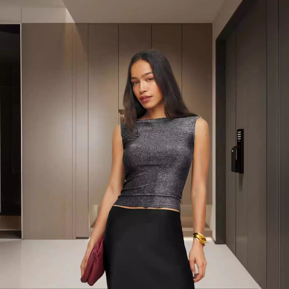 Dames Haut glamour avec un excellent ajustement Chic und Stil