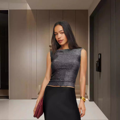 Dames Haut glamour avec un excellent ajustement Chic und Stil