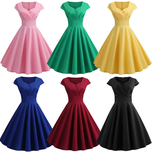 Robe évasée pour femmes avec taille élégante et ourlet flottant Chic und Stil