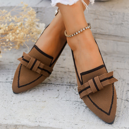 Dames Ballerines Élégantes Bout Pointu Chic und Stil