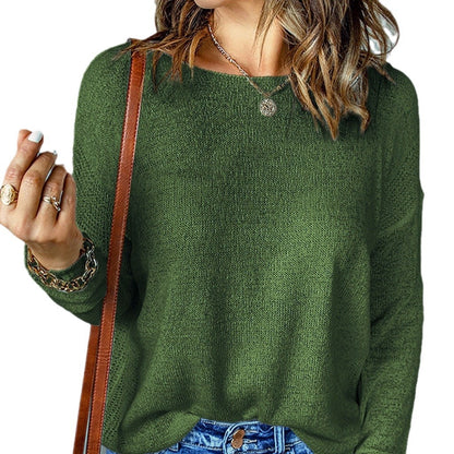 Dames Pull décontracté avec tricot à structure moderne Chic und Stil