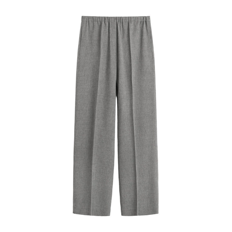 Wide-leg pants for women in high-quality material with an elastic waistband Chic and Style