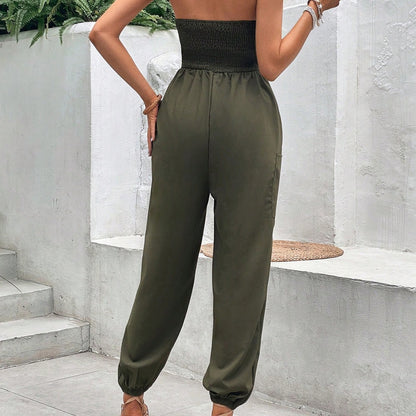 Combinaison pour femme avec haut élastique et jambes larges Chic und Stil