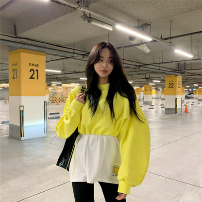 Sweat-shirt féminin à la mode avec des manches volumineuses Chic & Stil