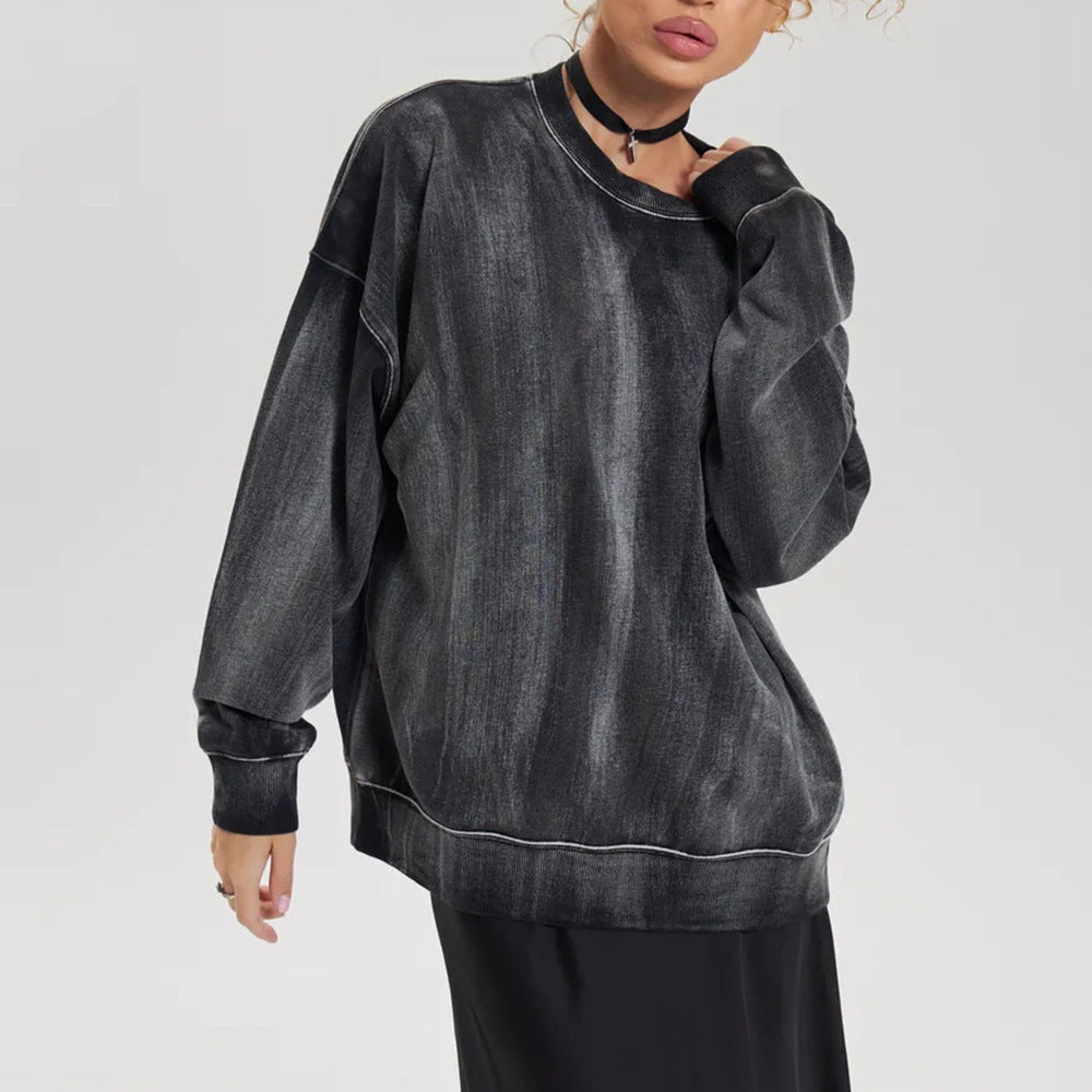 Pull oversized décontracté pour femmes avec des accents tendances et un tissu texturé Chic und Stil
