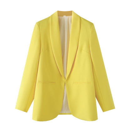 Dames blazer élégant avec coupe unique et poches Chic und Stil