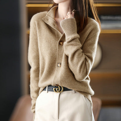 Cardigan Boutonné Ultra-Doux pour Femme Chic und Stil