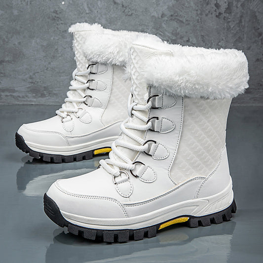 Bottes de randonnée d'hiver pour femmes avec doublure isolante et semelle antidérapante Chic und Stil
