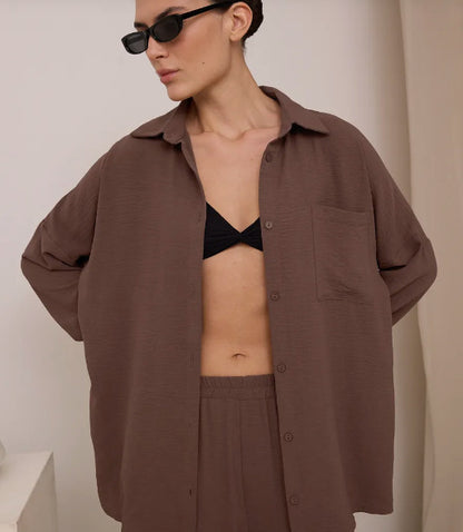 Chemisier décontracté pour femmes en matériau léger Chic und Stil