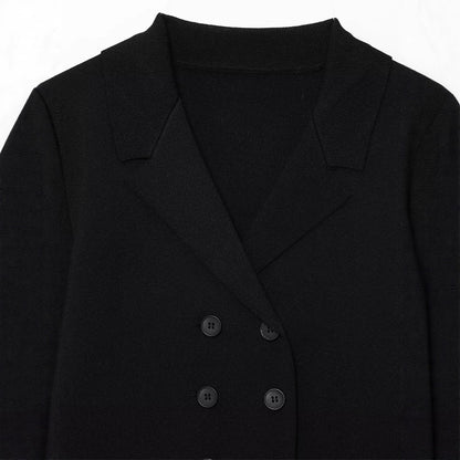 Dames Élégant blazer à double rangée Chic und Stil