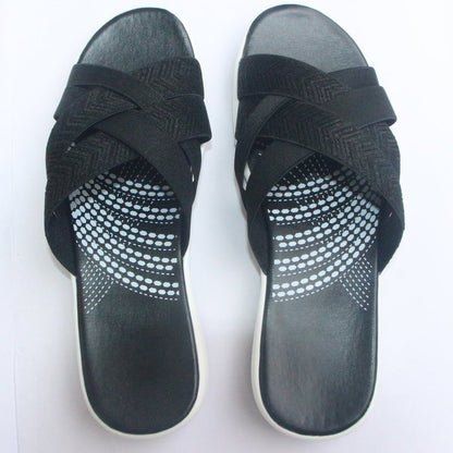 Sandales pour dames confortables avec semelle ergonomique et sangles réglables Chic und Stil