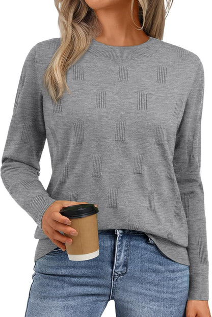 Pull en tricot pour femmes avec motif texturé et coupe décontractée Chic und Stil
