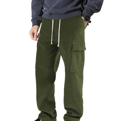 Casual cargo pants for men with elastic waist and practical pockets Chic and Style