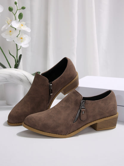 Bottines tendance pour femmes avec un design élégant de fermeture éclair Chic und Stil