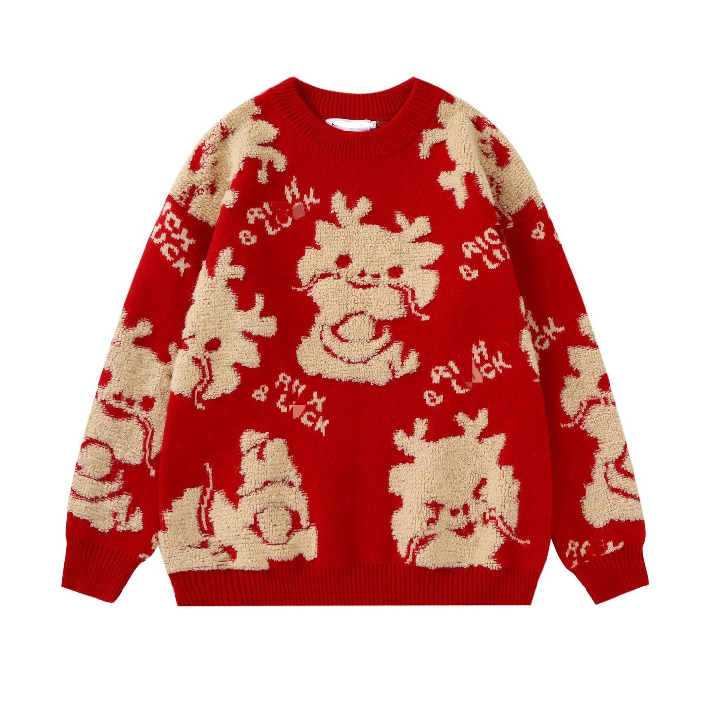 Pull confortable pour femmes avec motif animal ludique Chic und Stil