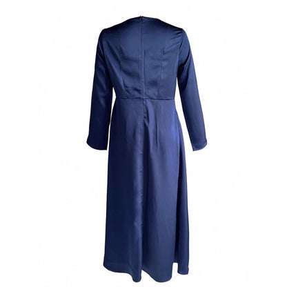 Robe maxi élégante pour femmes avec des manches longues et une coupe fluide Chic und Stil